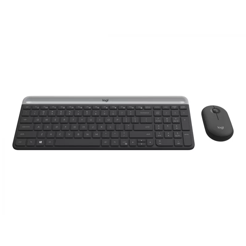 Conjunto de teclado y ratón Logitech MK470 combo delgado