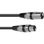 Cable XLR Omnitronic 3022055N — 1x conector macho XLR a 1x conector hembra XLR, 10 m
