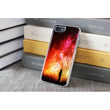 Funda protectora iKins para Apple iPhone 8/7 — Starry Night blanco