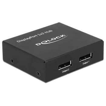 Divisor de vídeo DeLOCK 87691 DisplayPort 2x DisplayPort