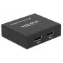 Divisor de vídeo DeLOCK 87691 DisplayPort 2x DisplayPort