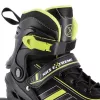 Patines en línea 2IN1 Nils Extreme NH18191 negro/lima talla L (39-43) con patines de hockey intercambiables