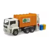 Bruder 02772 MAN TGA camión de basura de carga trasera, vehículo de juguete