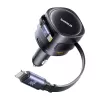 Cargador de coche Baseus Enjoyment Max 90W con conectores USB-C, Lightning y USB-A