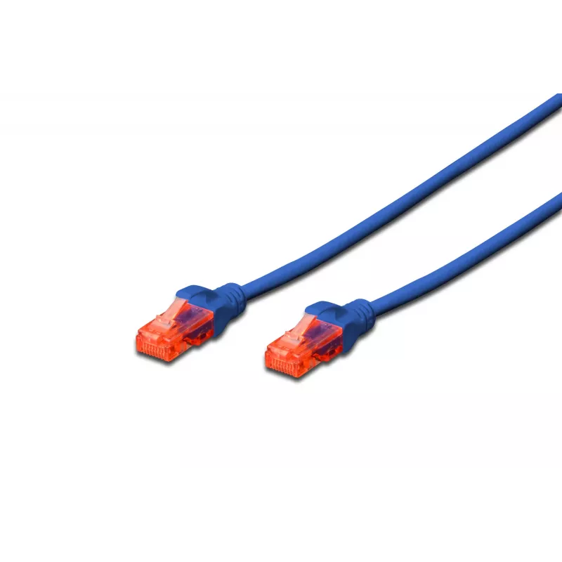 Cable de red Digitus CAT 6 U/UTP RJ-45 Cat6 0,25 m azul