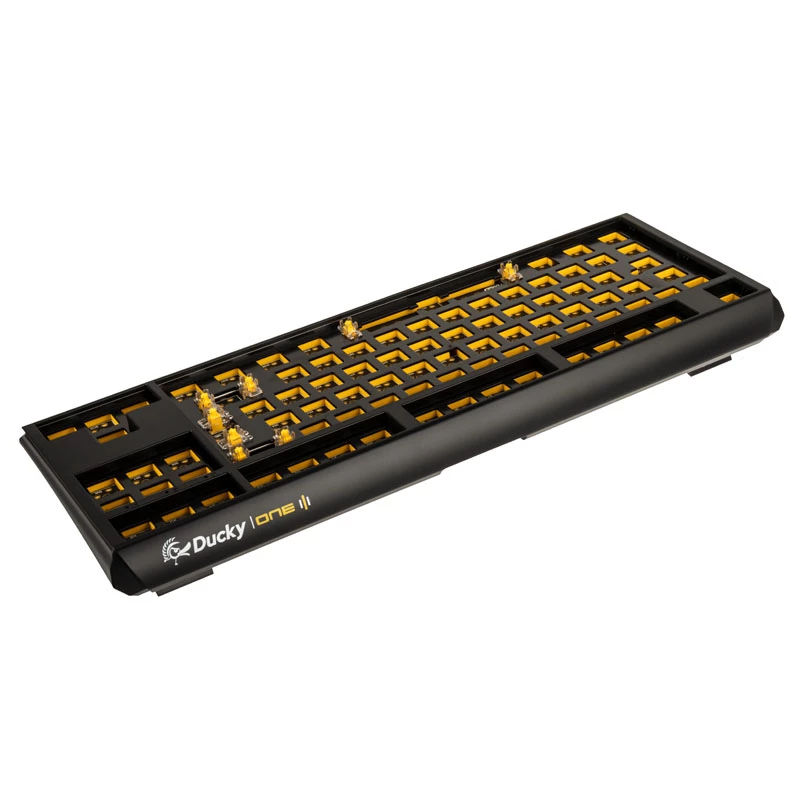 Teclado gaming USB Ducky One 3 Hot-Swap Barebone TKL negro