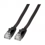Efb K8107SW.0,25 cable de red Ethernet negro