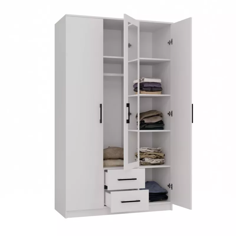 Armario ropero Topeshop ROMANA 120 BIEL