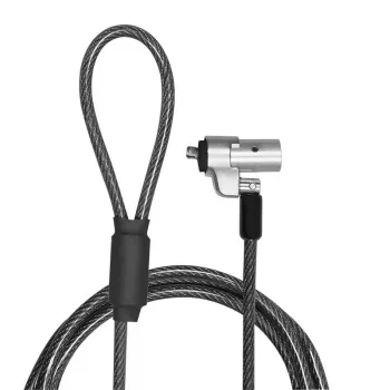 Candado de cable LogiLink NBS012 negro plata