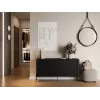 Cómoda Cama VERA 150x40x80 negro mate