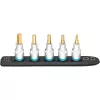 Juego de vasos hexagonales Hazet 986K-SR/5, 5 piezas, medidas 5–10 mm