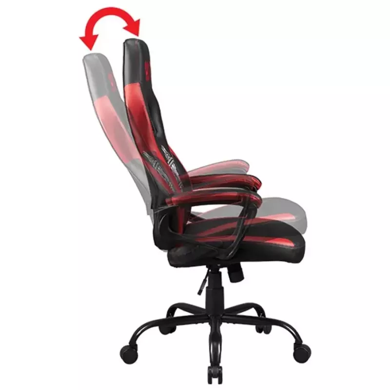 Silla gaming universal Subsonic SA5642-A1 asiento acolchado negro rojo blanco