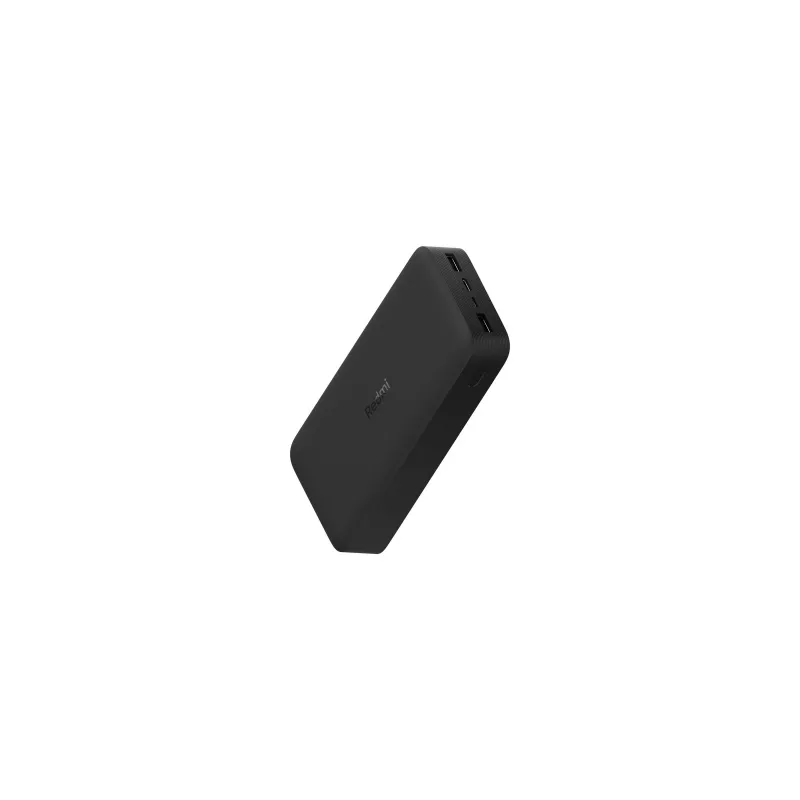 Xiaomi Mi 20000mAh Redmi Power Bank: 2 puertos USB-A, carga rápida para dos dispositivos a la vez, entrada dual Micro-USB/USB-C, batería portátil para dispositivos móviles