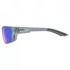 Gafas de sol polarizadas Uvex Sportstyle 233 P - smoke mate/espejo azul