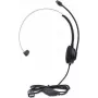 Manhattan Auricular mono on-ear (USB), varilla de micrófono (acolchada), embalaje caja de venta, diadema ajustable, control de volumen en línea, almohadillas, USB-A para sonido y micrófono, cable 1,5 m, tres años de garantía