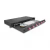 Caja de empalme de fibra óptica DeLOCK 66999 negra metal 482x220x44mm