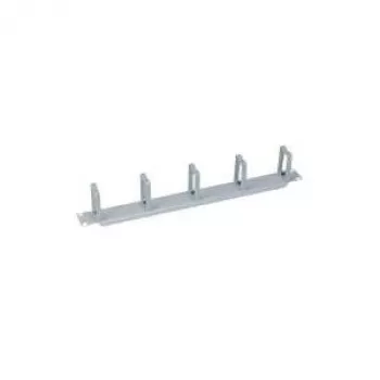 LogiLink - Guía de gestión de cables para rack - Gris claro, RAL 7035