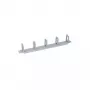 LogiLink - Guía de gestión de cables para rack - Gris claro, RAL 7035