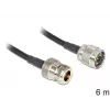 Cable coaxial LMR195 DeLOCK 88683 6 m negro