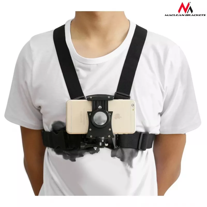 Soporte de pecho tipo funda para móvil y cámara deportiva MC-773