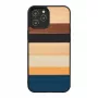 Funda protectora Man and Wood para iPhone 12 / 12 Pro, negra