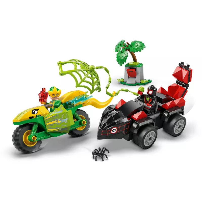LEGO MARVEL 11198 Spin y Electro Caza del vehículo dinosaurio