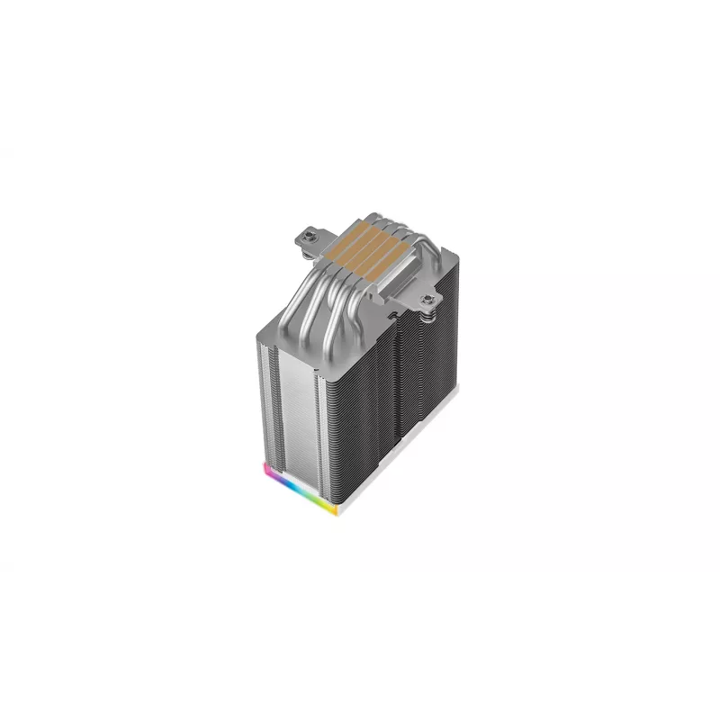 Disipador CPU DeepCool AK500S Digital SE – 5 heatpipes, ventilador FDB de 120 mm, PWM, Multi-LED, blanco, compatible con Intel LGA1150 y zócalos AMD