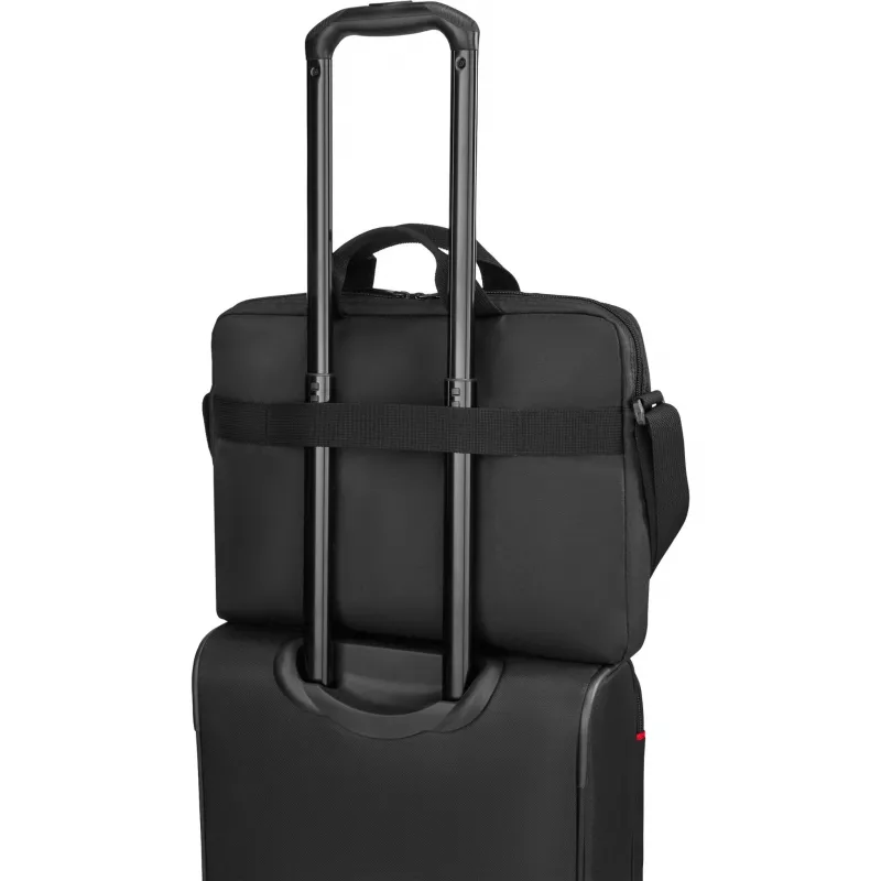 Bolso para portátil Wenger BQ 16 Slimcase Toploader Negro — compatible con portátiles de 16