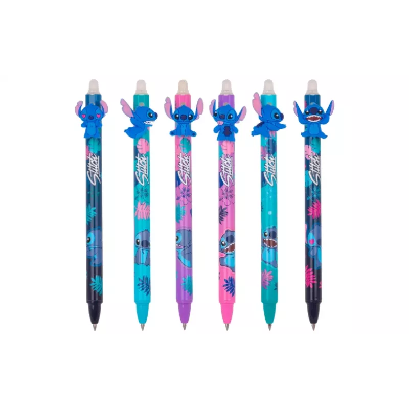 Bolígrafo retráctil borrable Cool Pack Disney Stitch 54908PTR, tinta gel, punta retráctil