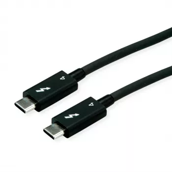 Cable USB ROLINE 11.02.9046 1m USB 3.2 Gen 1 USB C negro