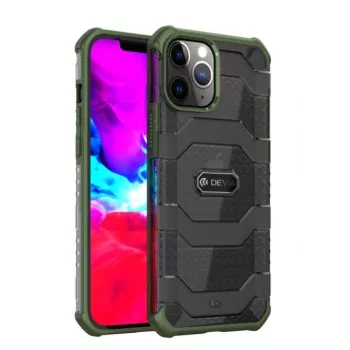Funda protectora antigolpes Devia Vanguard para iPhone 12 Pro Max, verde