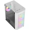 CAJA ATX AEROCOOL TRINITY MINI FRGB MICRO MINI TOWER CON PANEL DE CRISTAL (BLANCO)