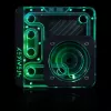 Stealkey Customs SK-UNI 120D Distroplate D-RGB – edición negra