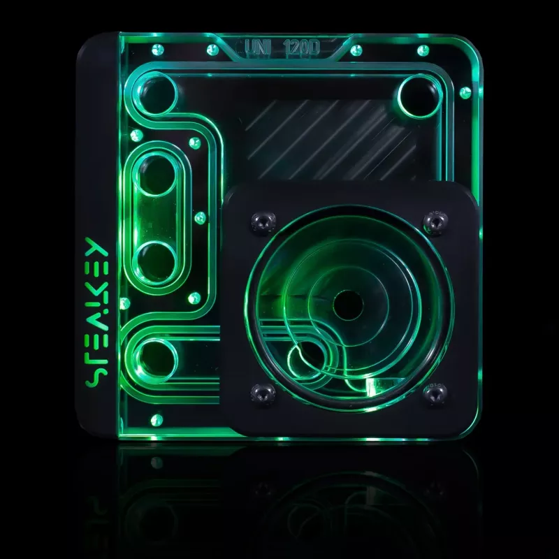 Stealkey Customs SK-UNI 120D Distroplate D-RGB – edición negra