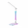 Lámpara de mesa Hawk HW-LAMP04 blanca LED ajustable, superficie blanca, cabezal y brazo ajustables