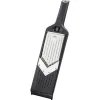 Cortador manual GEFU Julienne VIOLI 2.0 – cortador de alimentos manual, 5 posiciones de corte, 1–5 mm, cuchillas de acero inoxidable, carcasa de ABS/acero inoxidable, negro