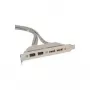 Cable FireWire InLine 33390A 0,40 m gris