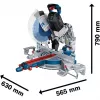 Bosch GCM18V-305 GDC, 4000 rpm, 2000 W