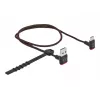 Cable USB DeLOCK EASY-USB 2.0 Type-A macho a Type-C macho en ángulo 0,5m negro