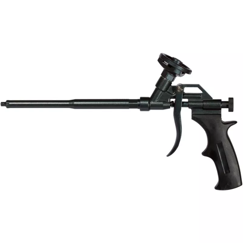 FISCHER Pistola de espuma metálica PUPM 4 Negro con 4x PUP S 750 B2 espuma en pistola — Set de pistolas de espuma de construcción metálicas