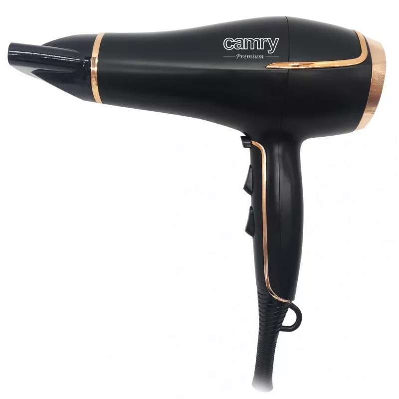 Secador de pelo Camry CR 2255 negro, dorado 2000 W