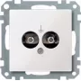 Toma de corriente Merten 290419 blanco