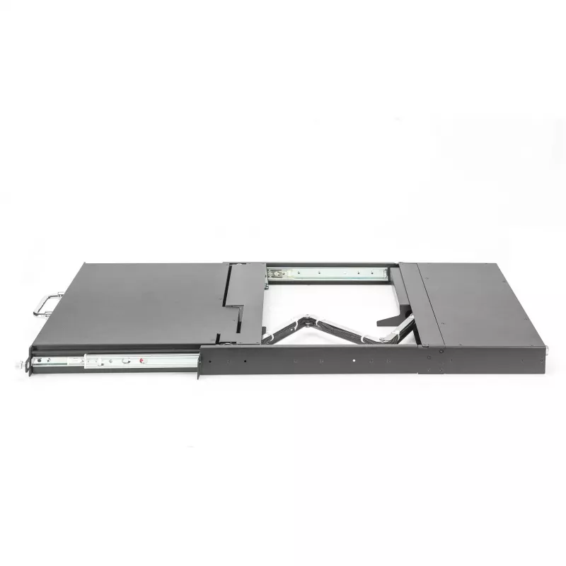 Consola KVM Digitus 17 pulgadas HD LCD 8 puertos VGA teclado alemán