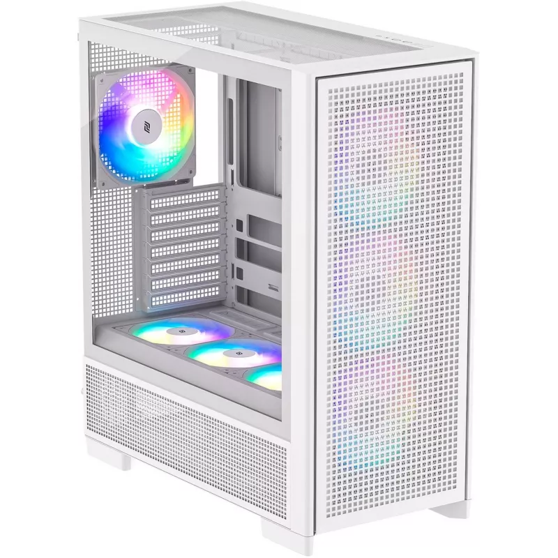 Caja de PC Silentware Air 2000 A-RGB blanca – semitorre con iluminación A-RGB (AIR2000WHITE)
