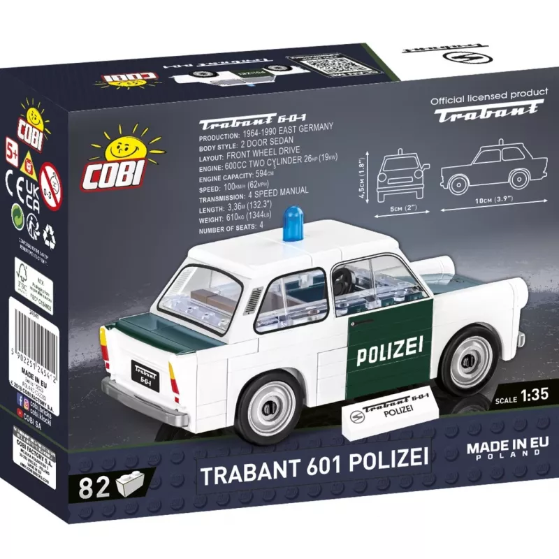 Trabant 601 Polizei, juguete de construcción