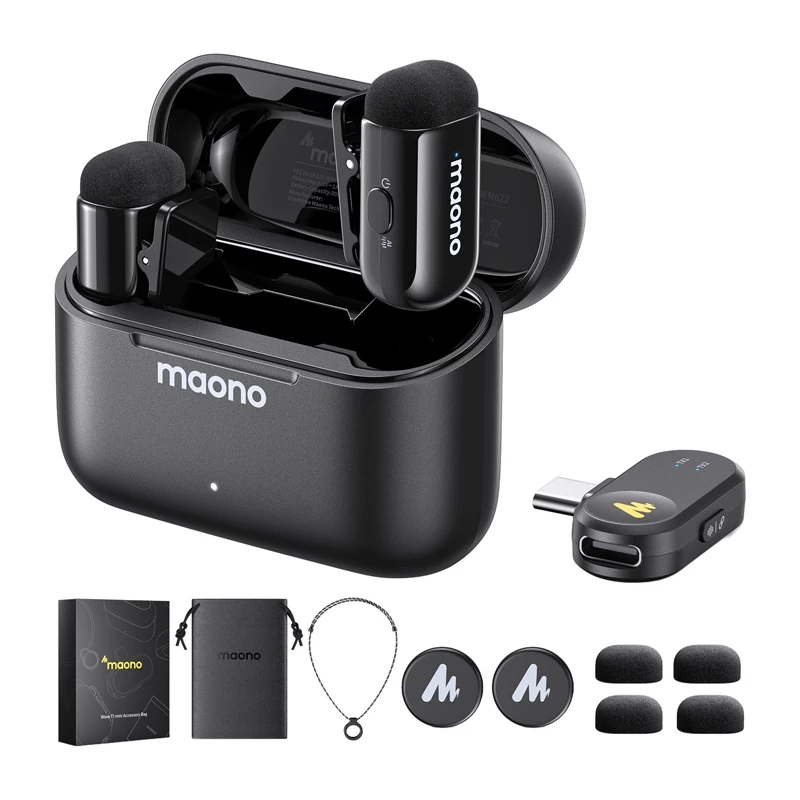 Micrófono MAONO WM622 PC2 — alta sensibilidad, bajo ruido para grabaciones de audio nítidas