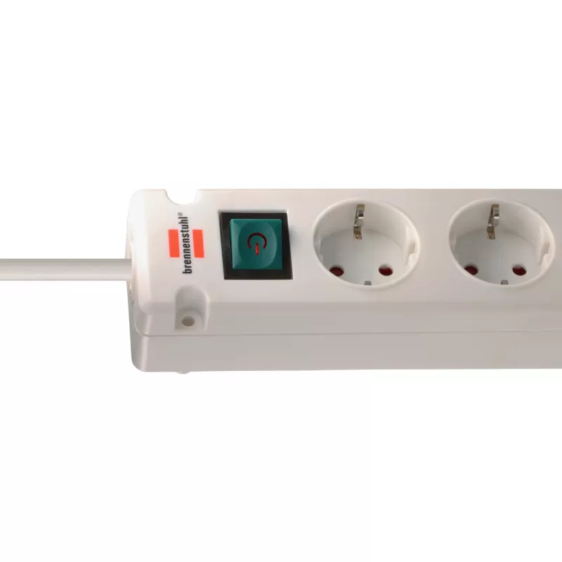 Brennenstuhl Bremounta regleta, 5 tomas + 2x USB-C, 3 m, blanca