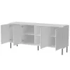 Cómoda 4D ABI 200x45x88 blanco mate