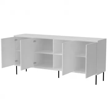 Cómoda 4D ABI 200x45x88 blanco mate