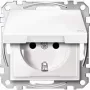 Toma de corriente Merten MEG2314-0319 CEE 7/3 16 A 250 V IP44 blanco termoplástico